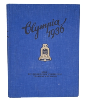 1936 Berlin Olympics Blue Cover Photo Album - Band 1